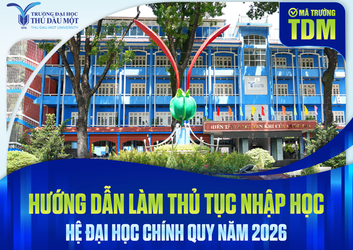 Hướng dẫn làm thủ tục nhập học hệ đại học chính quy năm 2026
